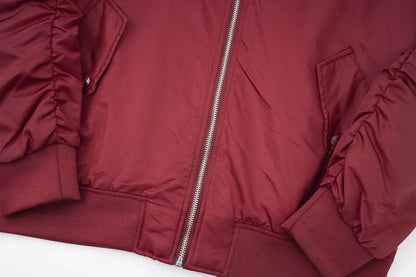 260813 New high-quality triangular-shaped flight jacket coat