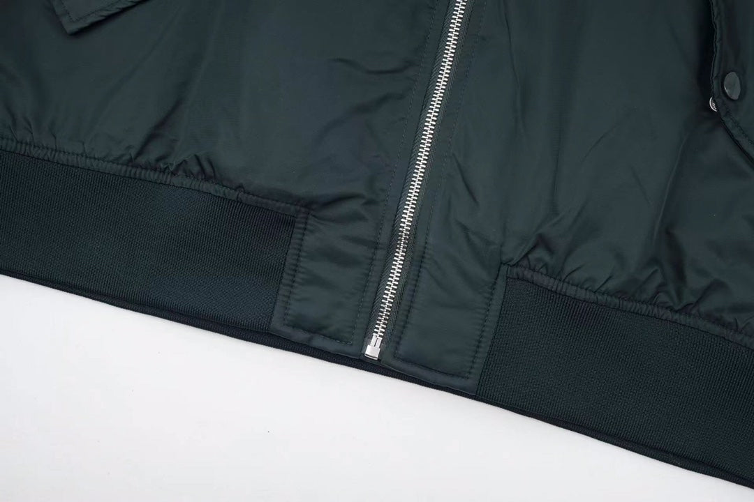 260813 New high-quality triangular-shaped flight jacket coat