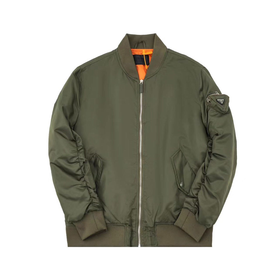 260813 New high-quality triangular-shaped flight jacket coat