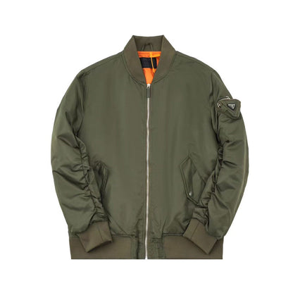 260813 New high-quality triangular-shaped flight jacket coat