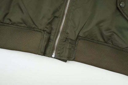 260813 New high-quality triangular-shaped flight jacket coat