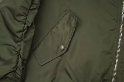 260813 New high-quality triangular-shaped flight jacket coat
