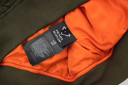 260813 New high-quality triangular-shaped flight jacket coat