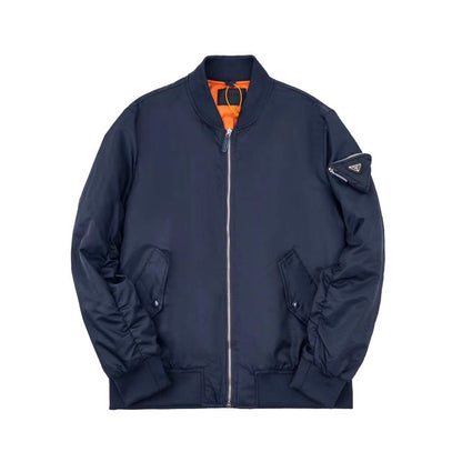 260813 New high-quality triangular-shaped flight jacket coat