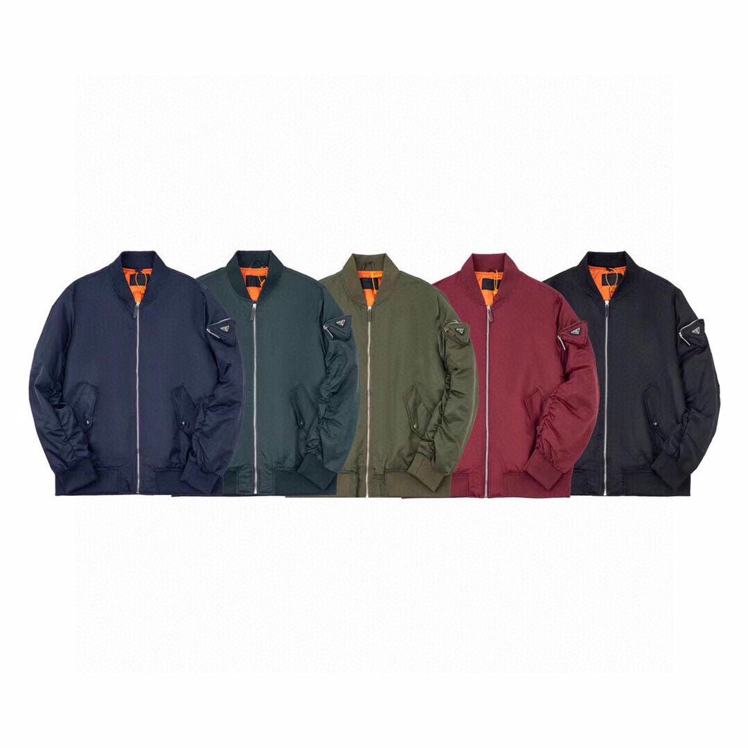 260813 New high-quality triangular-shaped flight jacket coat