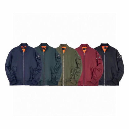 260813 New high-quality triangular-shaped flight jacket coat