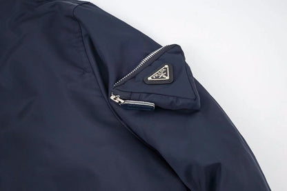 260813 New high-quality triangular-shaped flight jacket coat