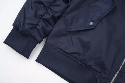 260813 New high-quality triangular-shaped flight jacket coat