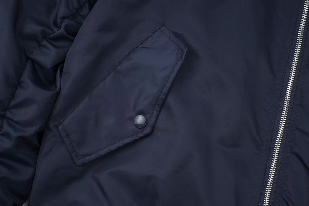 260813 New high-quality triangular-shaped flight jacket coat