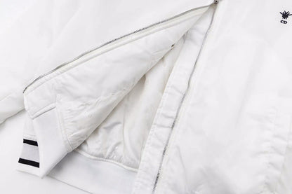260813 New high-quality embroidered lettering cotton-padded pilot jacket coat