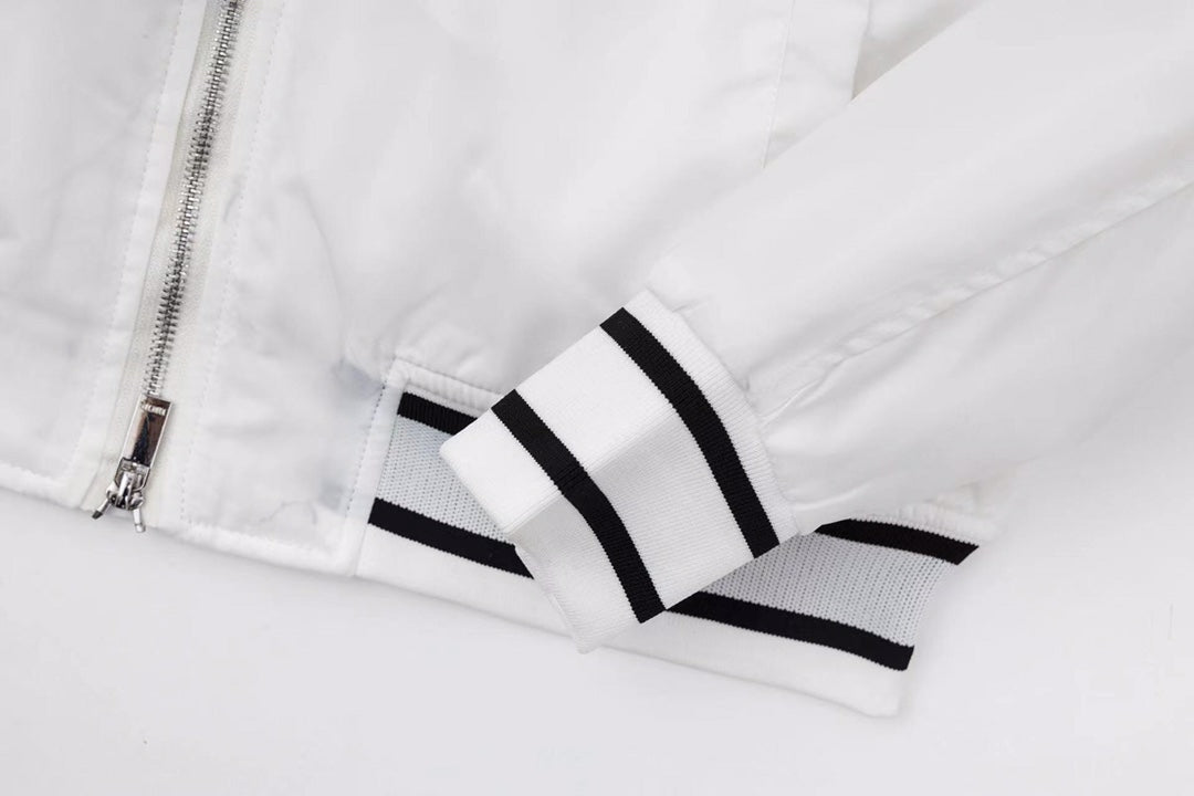 260813 New high-quality embroidered lettering cotton-padded pilot jacket coat
