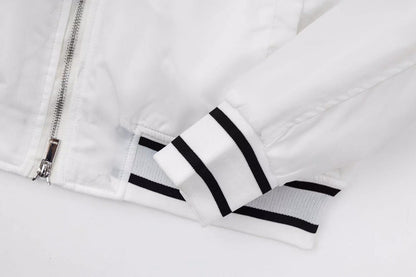 260813 New high-quality embroidered lettering cotton-padded pilot jacket coat