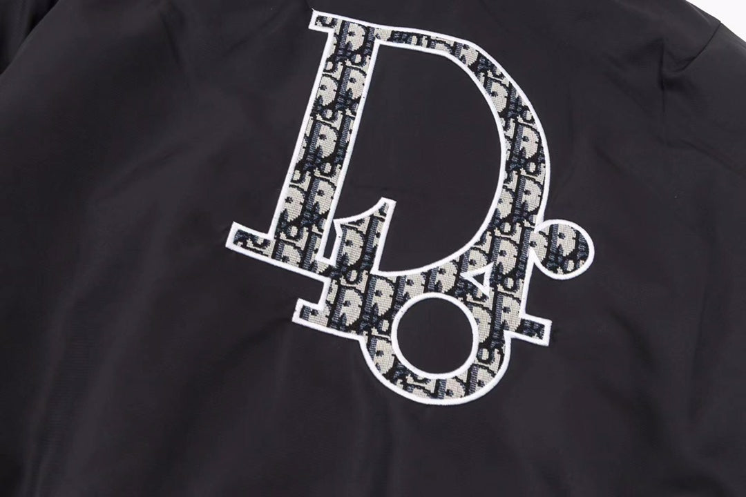260813 New high-quality embroidered lettering cotton-padded pilot jacket coat