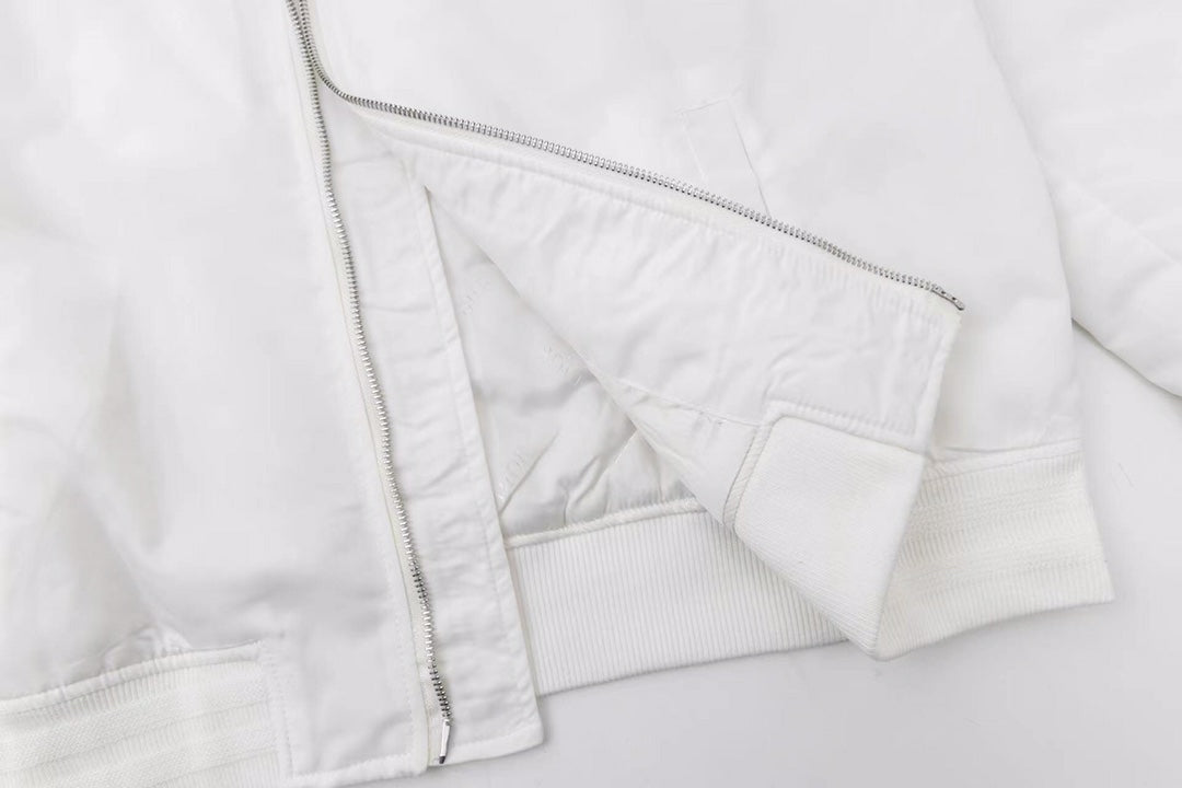 260813 New high-quality embroidered lettering cotton-padded pilot jacket coat