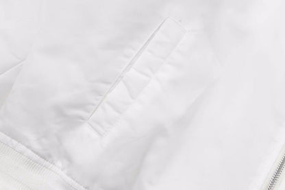 260813 New high-quality embroidered lettering cotton-padded pilot jacket coat
