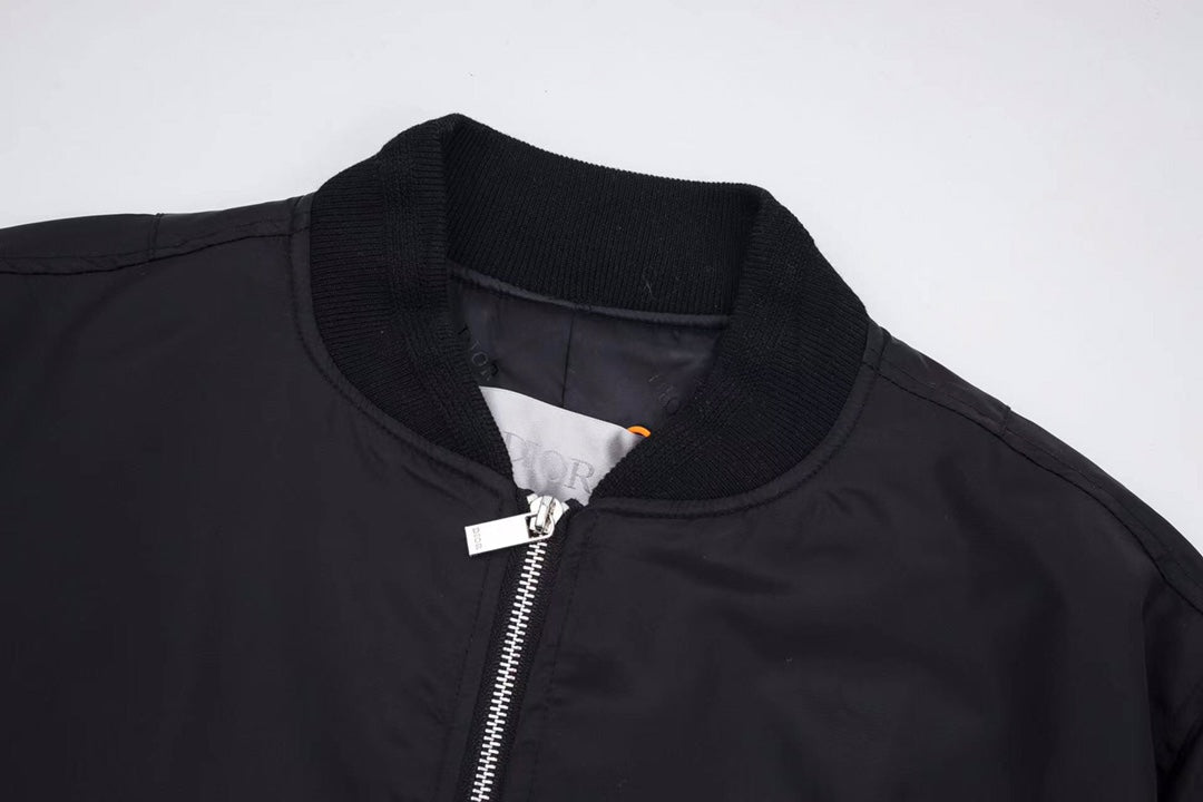 260813 New high-quality embroidered lettering cotton-padded pilot jacket coat