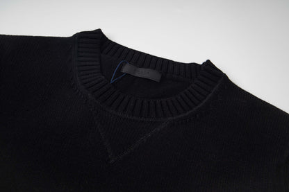 260813 New high-quality simple round-neck sweater