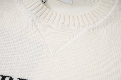 260813 New high-quality simple round-neck sweater