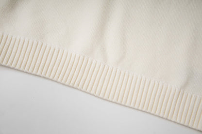 260813 New high-quality simple round-neck sweater