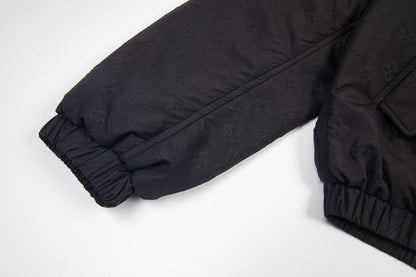 260813 New high-quality padded jacquard windproof cotton jacket