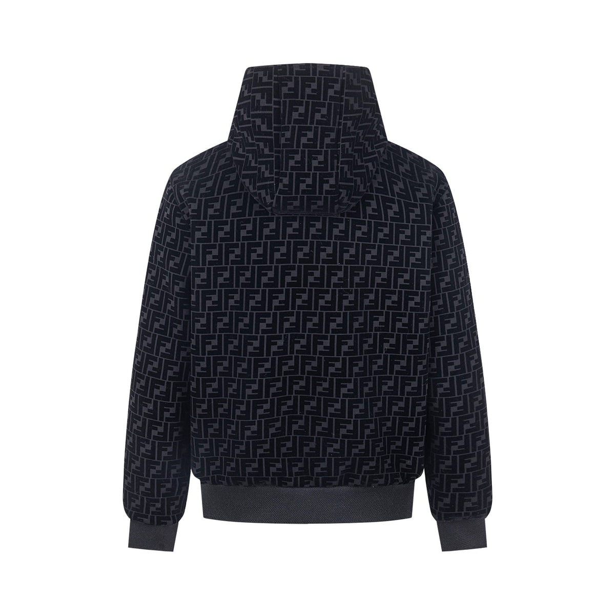 260813 New high-quality plush embroidery full-print hooded jacket coat