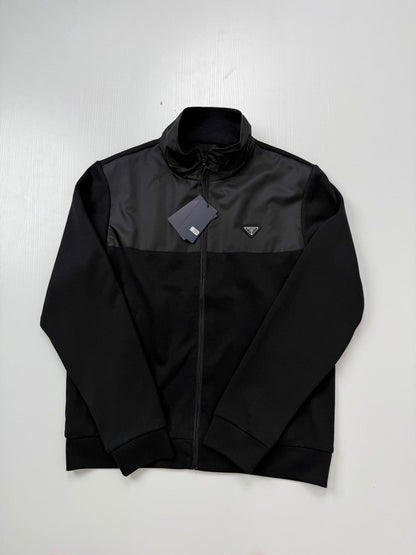 260813 New high-quality jacket with a blended fabric design on the front and back.