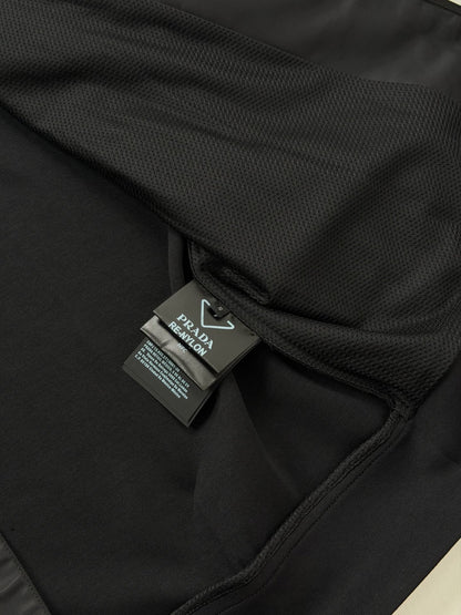 260813 New high-quality jacket with a blended fabric design on the front and back.