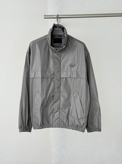 260813 New high-quality recycled nylon windbreaker jacket