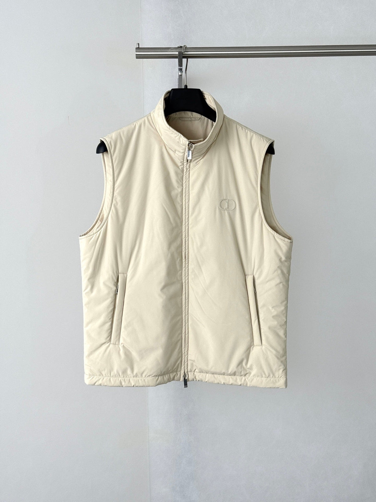260813 New high-quality embroidered and pressed stand-up collar cotton jacket and vest
