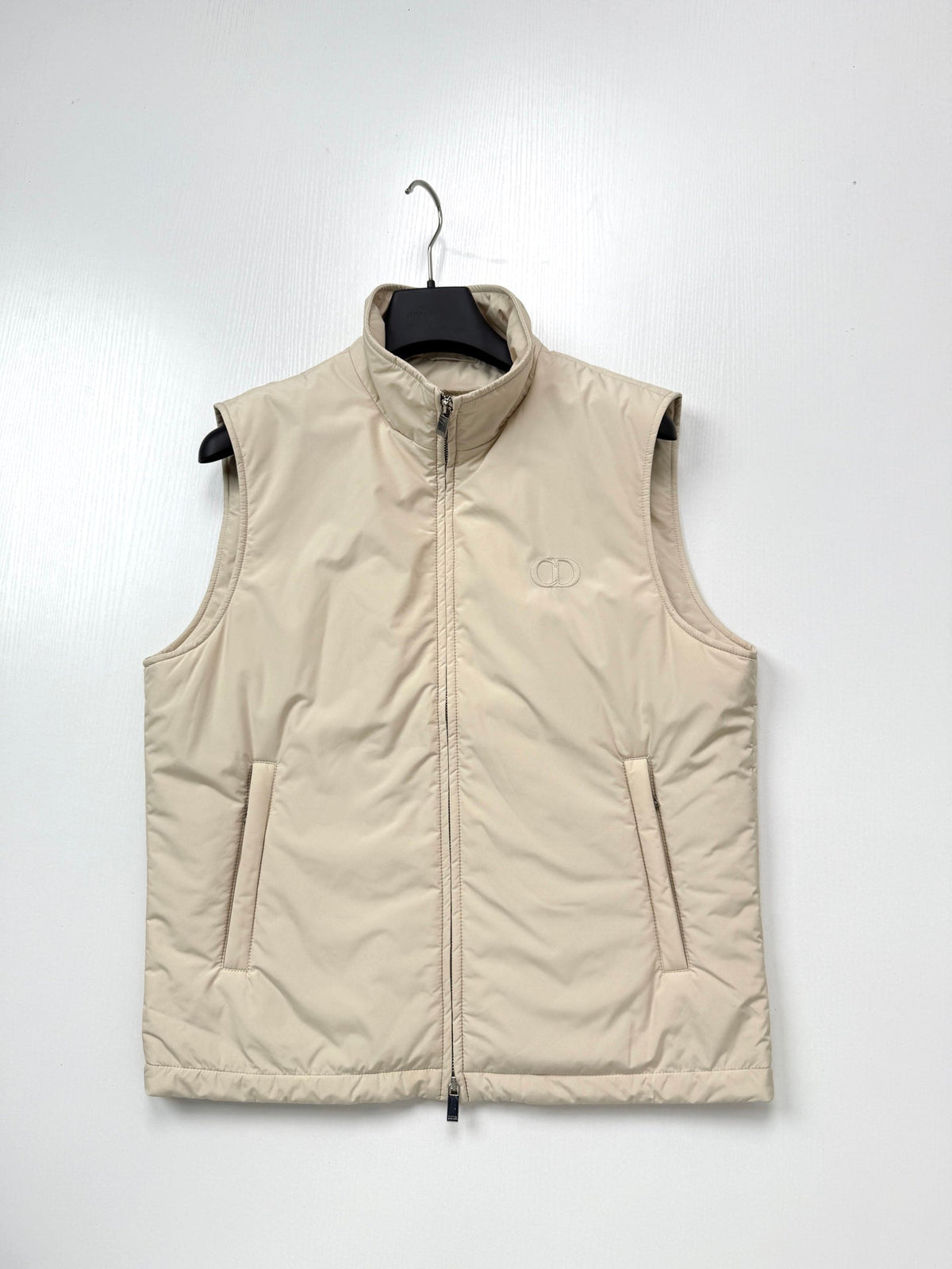 260813 New high-quality embroidered and pressed stand-up collar cotton jacket and vest