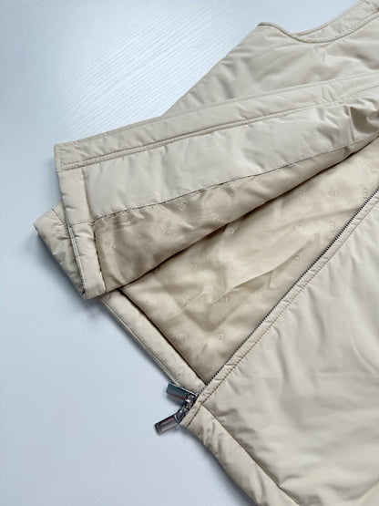 260813 New high-quality embroidered and pressed stand-up collar cotton jacket and vest