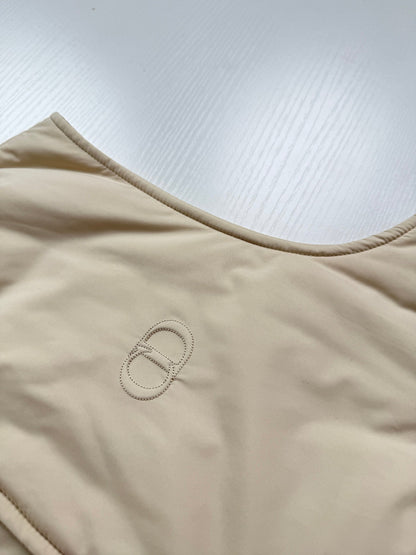 260813 New high-quality embroidered and pressed stand-up collar cotton jacket and vest
