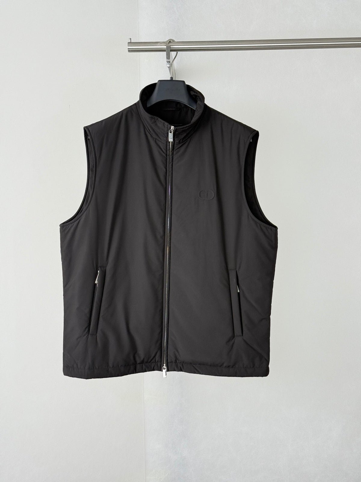260813 New high-quality embroidered and pressed stand-up collar cotton jacket and vest