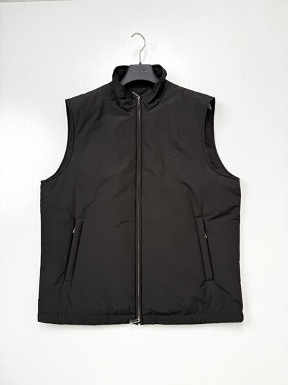 260813 New high-quality embroidered and pressed stand-up collar cotton jacket and vest