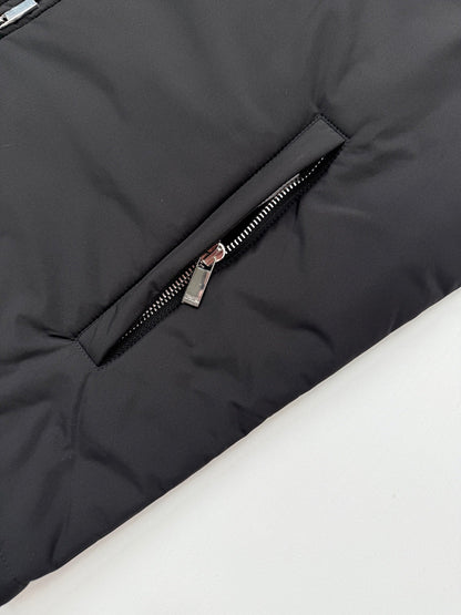 260813 New high-quality embroidered and pressed stand-up collar cotton jacket and vest