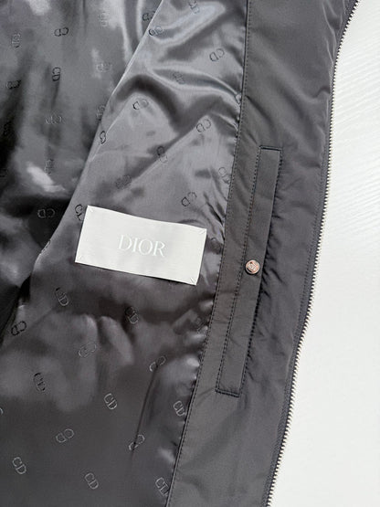 260813 New high-quality embroidered and pressed stand-up collar cotton jacket and vest