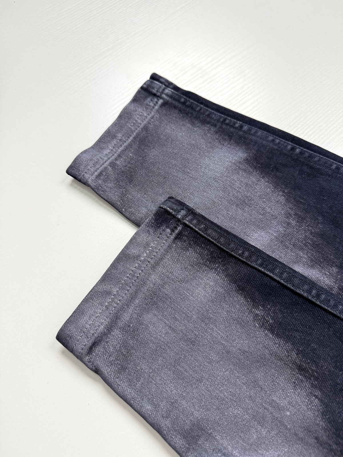 260813 New high-quality gradient distressed corduroy collar fleece denim workwear jacket