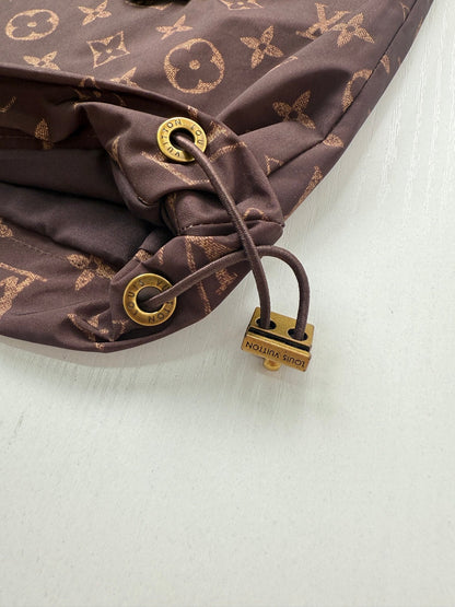 260813 New high-quality full-printed leather hooded windbreaker jacket