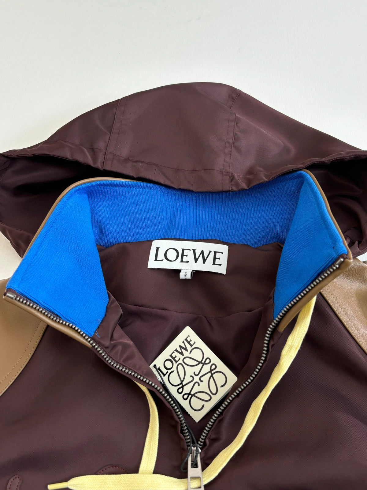 260813 New high-quality thick leather quilted hooded zipper jacket coat