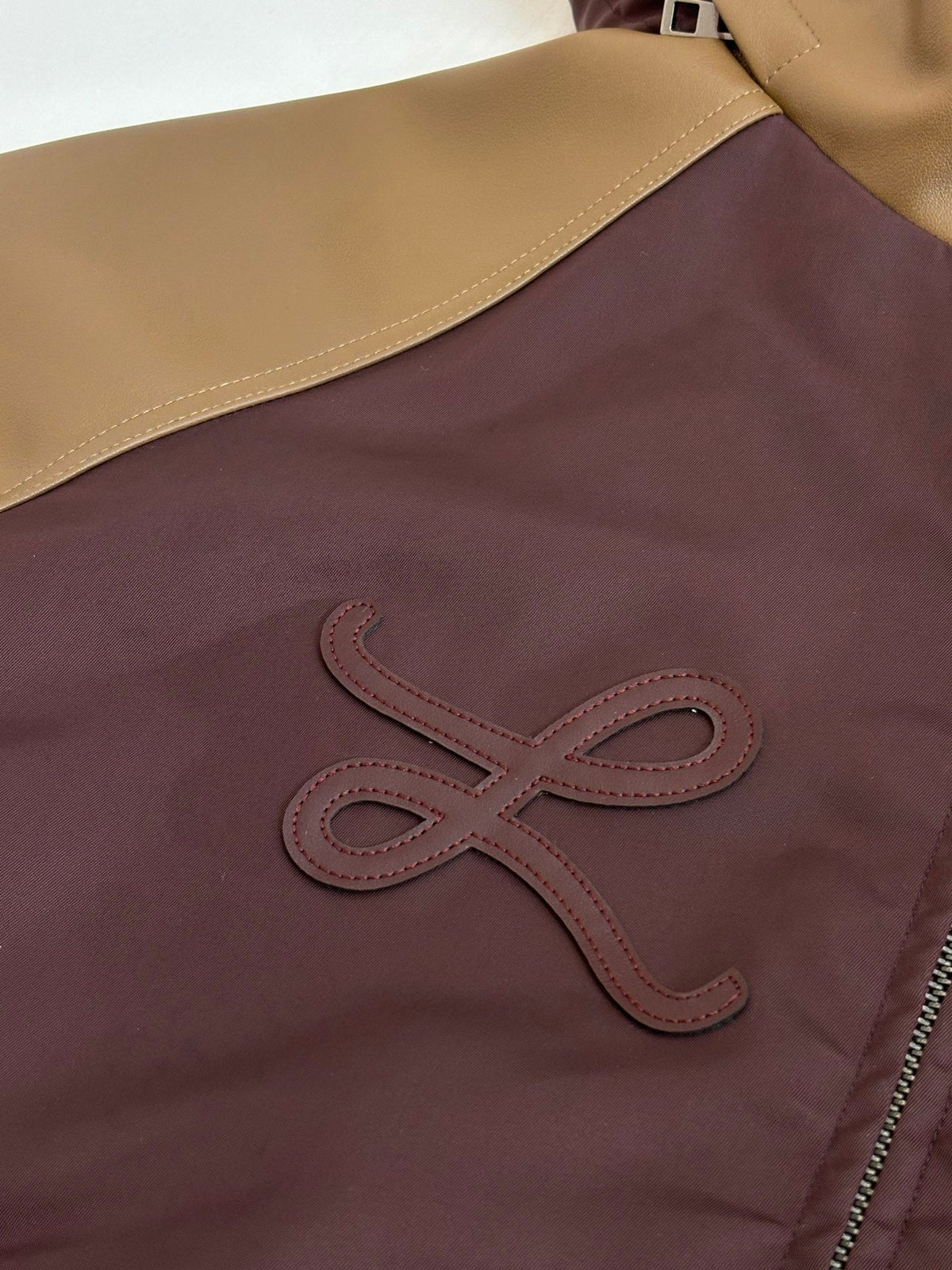 260813 New high-quality thick leather quilted hooded zipper jacket coat