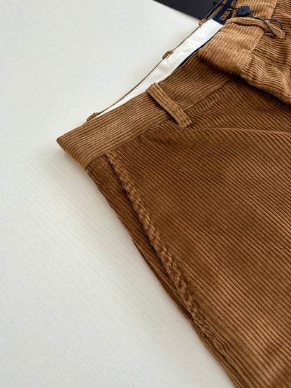 260813 New high-quality ski series leather appliquéd lettered corduroy pants
