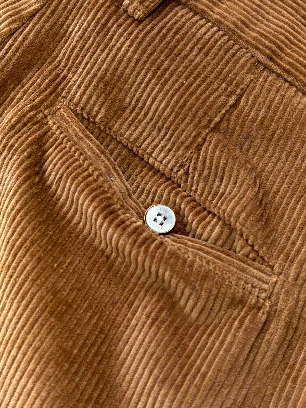 260813 New high-quality ski series leather appliquéd lettered corduroy pants