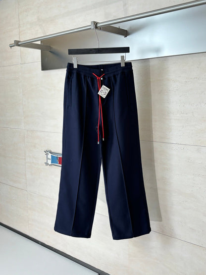 260813 New high-quality embroidered straight-leg casual pants