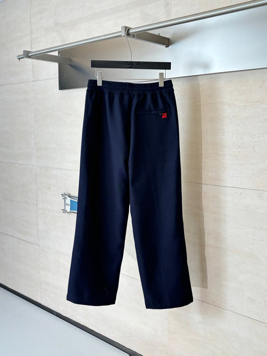 260813 New high-quality embroidered straight-leg casual pants