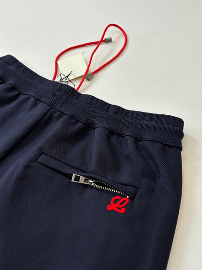 260813 New high-quality embroidered straight-leg casual pants
