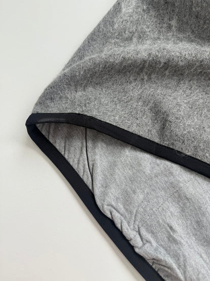260813 New high-quality navy collar fleece pullover knit sweater