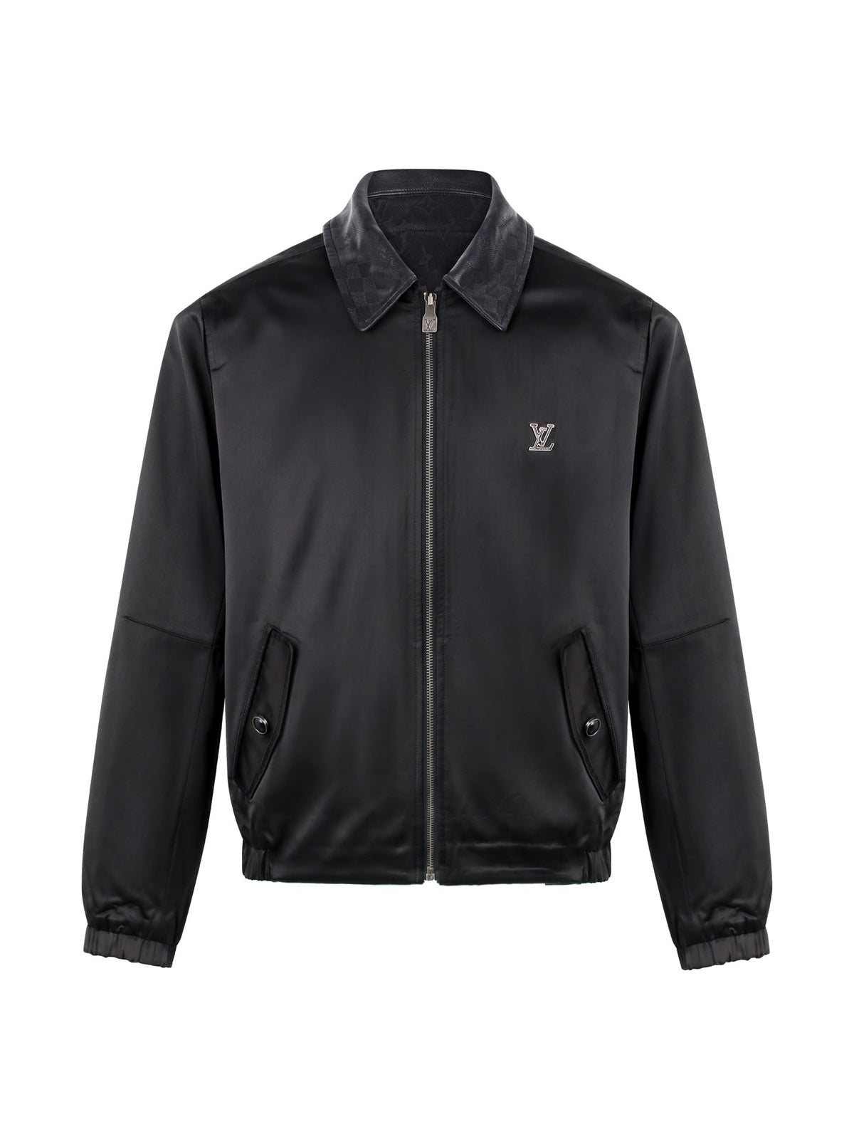 260813 New high-quality double-sided printed jacquard logo jacket