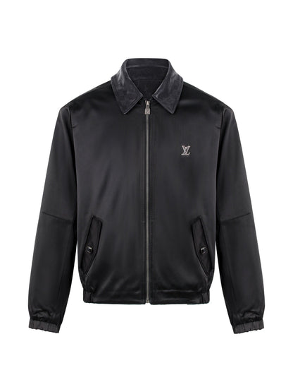 260813 New high-quality double-sided printed jacquard logo jacket