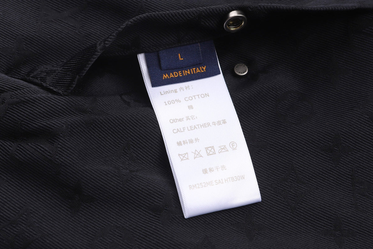 260813 New high-quality double-sided printed jacquard logo jacket