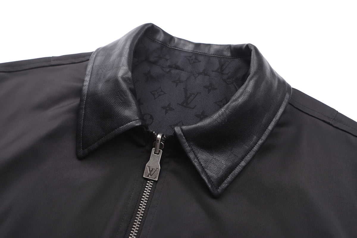 260813 New high-quality double-sided printed jacquard logo jacket